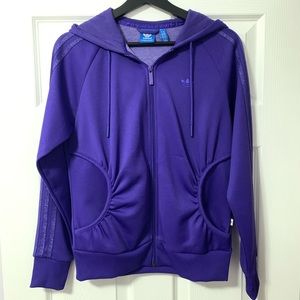 COPY - Adidas Zip-Up Hoodie with logo detaiing